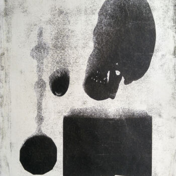 Estampas & grabados titulada "Atomic Vanitas, Sti…" por Luca Federici, Obra de arte original, Oleo