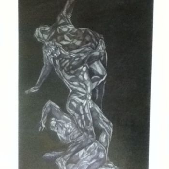 Disegno intitolato "Ratto delle sabine" da Luca Martinoli, Opera d'arte originale, Biro