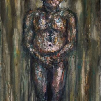 Pintura intitulada "The Sacred Syndrome" por Luca Palazzi, Obras de arte originais, Óleo