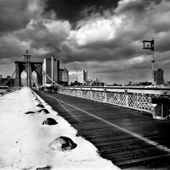 Fotografia intitolato "new york - ponte di…" da Luca Baldassari, Opera d'arte originale