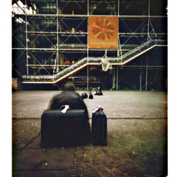 Fotografia intitolato "beaubourg #02" da Luca Baldassari, Opera d'arte originale