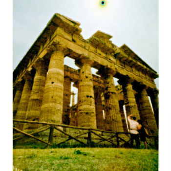 Fotografia intitolato "paestum - tempio di…" da Luca Baldassari, Opera d'arte originale
