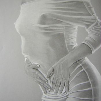 Desenho intitulada "morbide aderenze" por Luca Borelli, Obras de arte originais, Outro