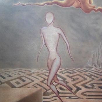 Painting titled "Labirinto" by Luca Morselli, Original Artwork