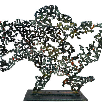 Sculpture titled "Ukraine" by Lucart, Original Artwork, Stainless Steel