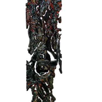 Sculpture intitulée "Chaos 3" par Lucart, Œuvre d'art originale, Acier inoxydable