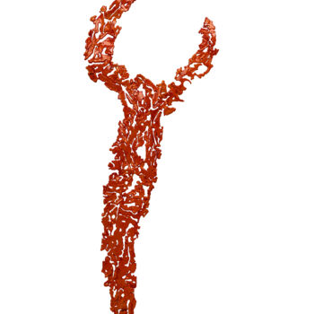 Sculpture intitulée "Pince de homard (ho…" par Lucart, Œuvre d'art originale, Acier inoxydable