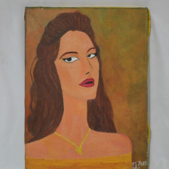 Pintura intitulada "releitura Lana Del…" por Lucas Cunha, Obras de arte originais, Acrílico