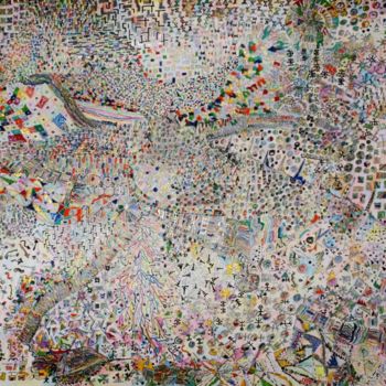 Картина под названием "Multiverse" - Lucas Dinhof, Подлинное произведение искусства, Другой