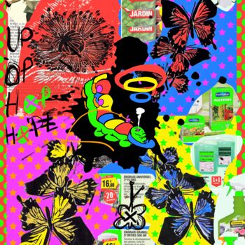Arte digitale intitolato "OGM Absolem" da Lucas Martin (LM), Opera d'arte originale, Collage digitale