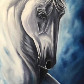 Painting titled "le Camarillo" by Lucia Campos Lebacq, Original Artwork, Oil