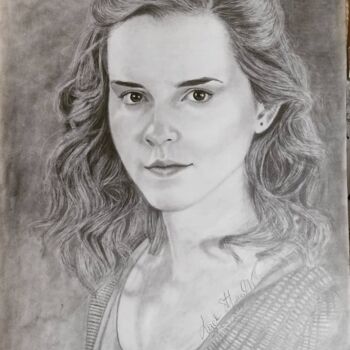 Dibujo titulada "Hermione Granger" por Lucia Stefanutti, Obra de arte original, Lápiz
