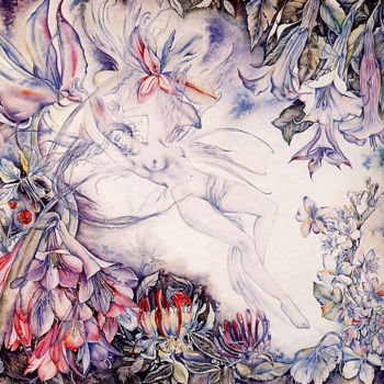 Pintura intitulada "Ariel 2" por Lucia Mazzoni, Obras de arte originais, Outro
