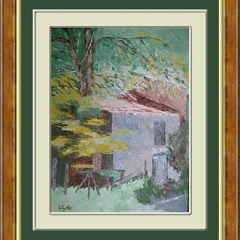 Painting titled "Casa" by Lucia Contarino, Original Artwork