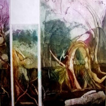 Arte digital titulada "Frutos de árboles l…" por Lucía Iglesias, Obra de arte original