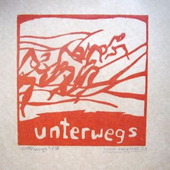Цифровое искусство под названием "Unterwegs" - Lucía Iglesias, Подлинное произведение искусства
