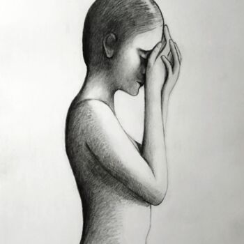 图画 标题为“Too much Light” 由Luciano Lombardi, 原创艺术品, 铅笔