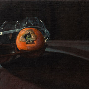 Painting titled "Still Life 2.0" by Luciano Mello Witkowski Pinto, Original Artwork, Oil Mounted on Wood Stretcher frame