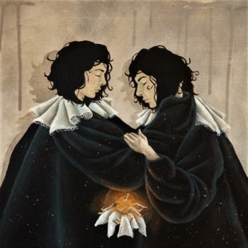 Картина под названием "Sans titre" - Lucie Brugalières, Подлинное произведение искусства, Акрил
