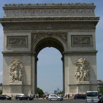 Фотография под названием "L'Arc de Triomphe" - Lucie Lucy, Подлинное произведение искусства