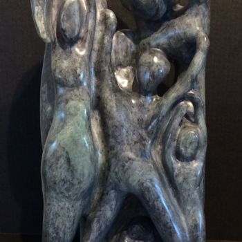 Sculpture titled "Multi..." by Lucie Nadeau, Original Artwork, Stone