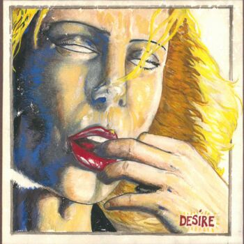 Pintura titulada "Désire" por Lucien Fabre, Obra de arte original, Tinta Montado en Cartulina