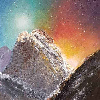 Peinture intitulée "Schery's mountain" par Lucienne Schoelchery, Œuvre d'art originale, Acrylique