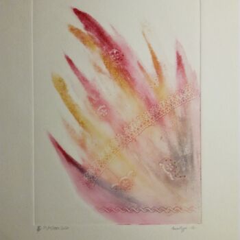 Painting titled "monotype-12" by Lucienne Van Sande, Original Artwork