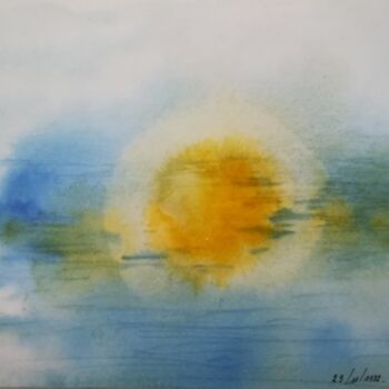 Painting titled "sun-1" by Lucienne Van Sande, Original Artwork