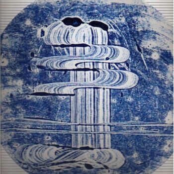 Impressões e gravuras intitulada "mono 30" por Lucienne Van Sande, Obras de arte originais, Tinta