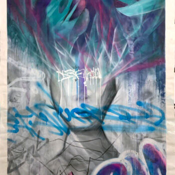 Schilderij getiteld "dreams" door Lucifer, Origineel Kunstwerk, Airbrush