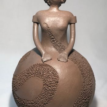 Sculpture titled "Hiru" by Lucyle, Original Artwork, Ceramics