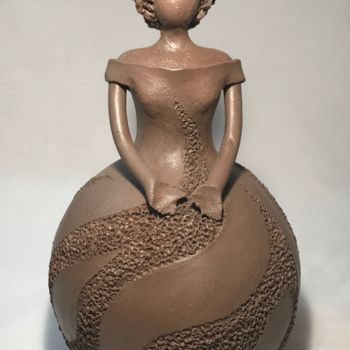 Sculpture titled "Yale" by Lucyle, Original Artwork, Ceramics