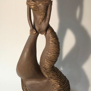 Sculpture titled "Oka" by Lucyle, Original Artwork, Ceramics