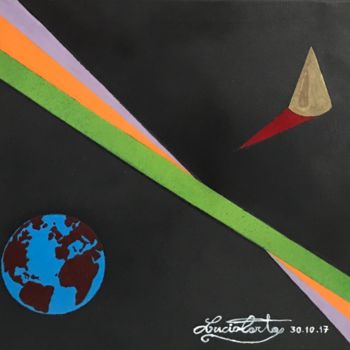 Painting titled "Intercontinental Fr…" by L.C., Original Artwork
