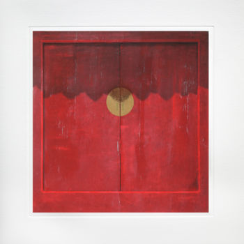 Fotografie mit dem Titel "Red Door" von Luc Janssens, Original-Kunstwerk, Digitale Fotografie