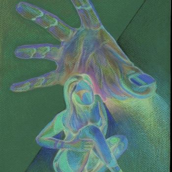 Ζωγραφική με τίτλο "aurore 6" από Oss, Αυθεντικά έργα τέχνης