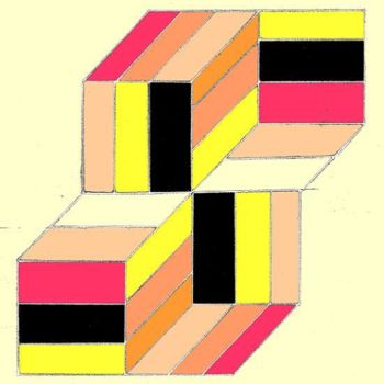 Malerei mit dem Titel "logo 70" von Oss, Original-Kunstwerk