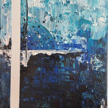 Painting titled "Glaciale" by Lucy Hasovic, Original Artwork, Acrylic