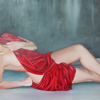 Картина под названием "Force féminine" - Lucy Michiels, Подлинное произведение искусства