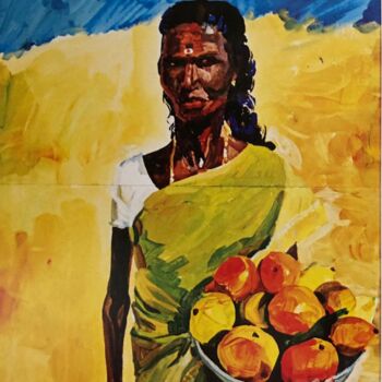 Pintura titulada "Sweet India" por Ludmila Charlamova, Obra de arte original, Acrílico