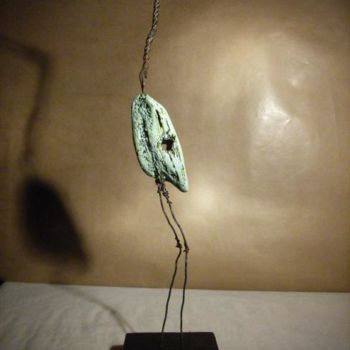 Skulptur mit dem Titel "le héron" von Ludo- Creation, Original-Kunstwerk