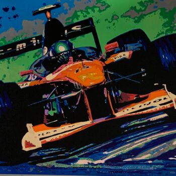Pittura intitolato "Formule 1" da Ludo Knaepkens, Opera d'arte originale, Acrilico