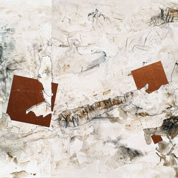 Картина под названием "ABÎME" - Ludovic Mercher, Подлинное произведение искусства, Акрил Установлен на Деревянная рама для н…