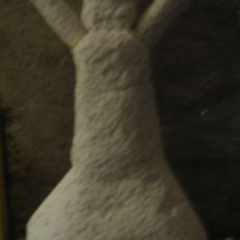 Sculpture intitulée "derviche (ou vanich…" par Ludovic Grumel, Œuvre d'art originale, Plâtre