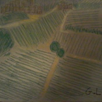 Drawing titled "le monferrato" by Ludovic Grumel, Original Artwork, Pencil