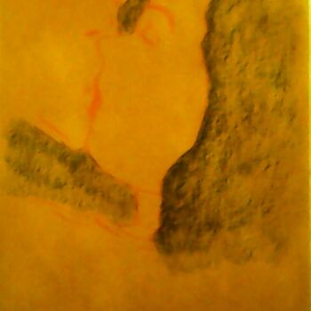 Disegno intitolato "un baiser" da Ludovic Grumel, Opera d'arte originale, Matita