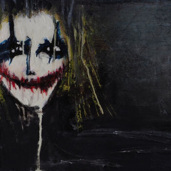 Painting titled "The Joker #3" by Ludwig Zeininger, Original Artwork, Acrylic
