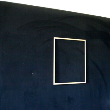 Photography titled "White Rectangle On…" by Ludwig Zeininger, Original Artwork, Digital Photography