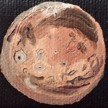 Картина под названием "Mars" - Luethi Alias Abdelghafar, Подлинное произведение искусства, Масло
